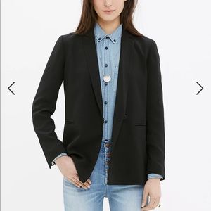 Madewell Lychee Black Blazer size 6